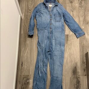 Hatch Blue Denim Jumpsuit